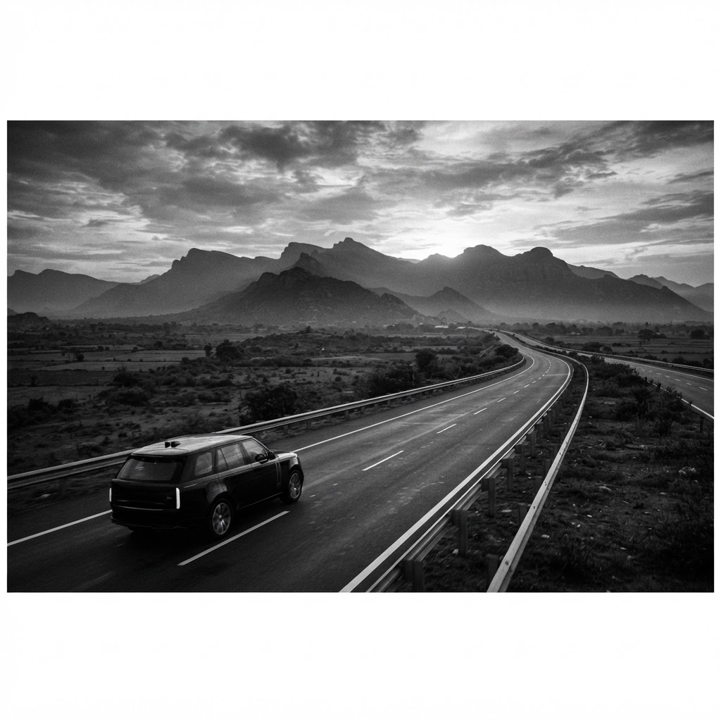 Car journey through open roads - Apna Car Rental